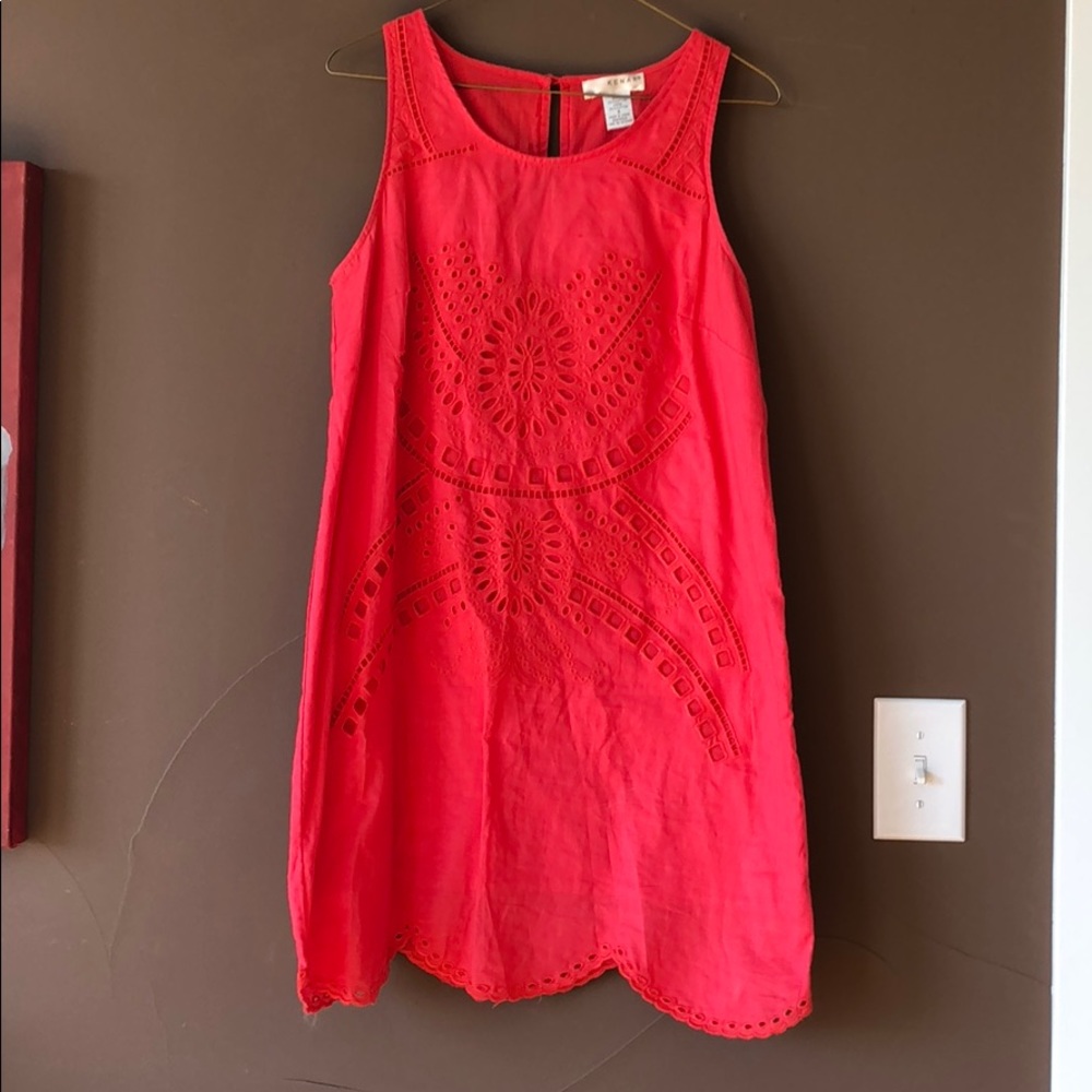 Coral summer dress sz 4